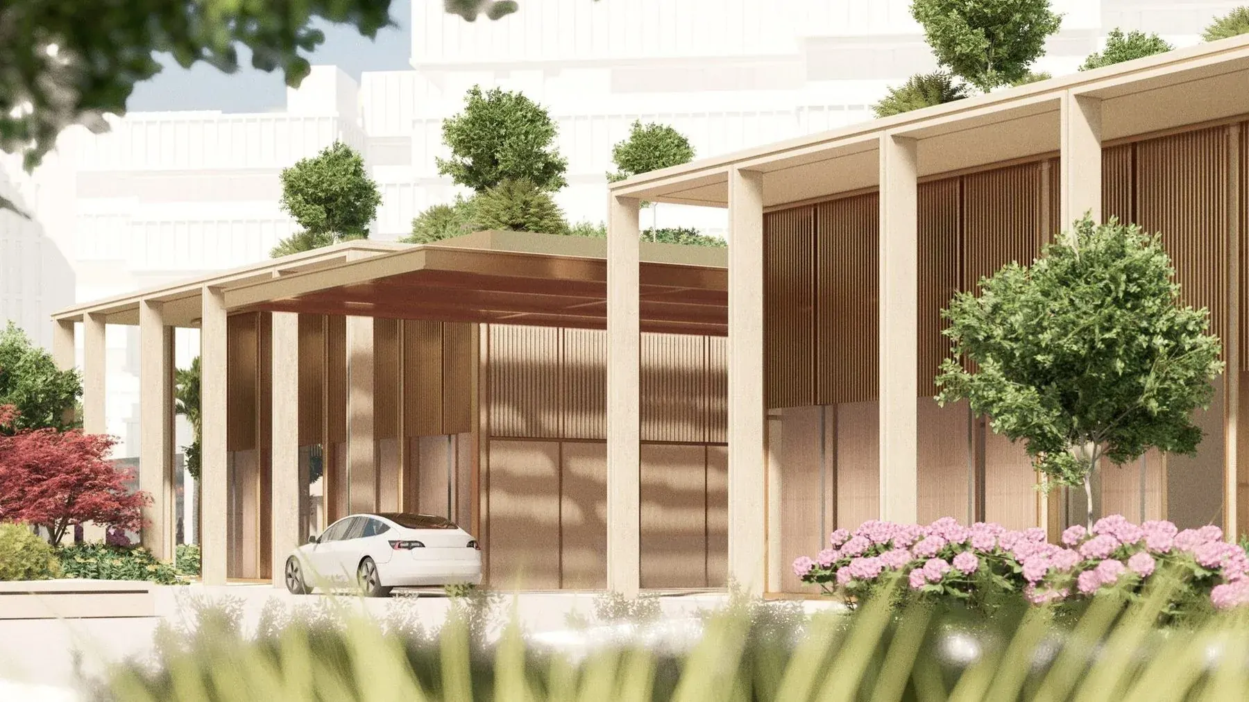 Keturah Wellness Center arrival pavilion