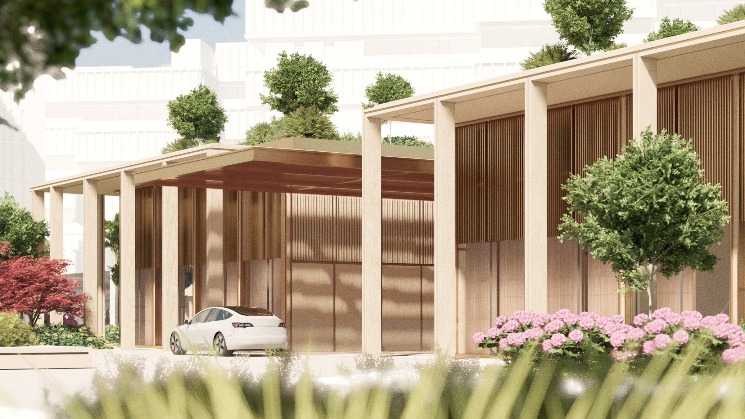 Keturah Wellness Center, arrival pavilion